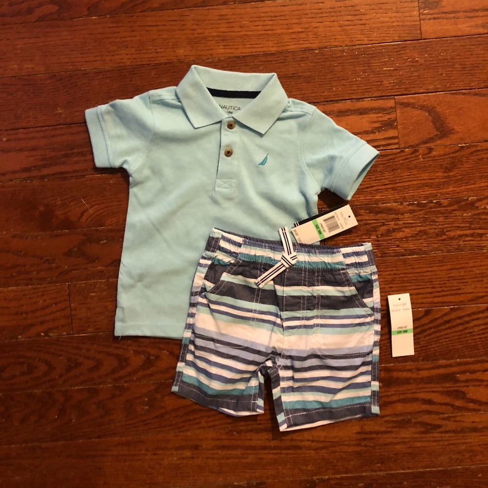 NWT Nautica two piece set. 18m